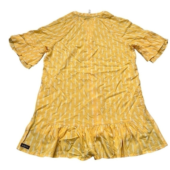 Matilda Jane Golden Hour oversized yellow and white button down tunic blouse - Picture 9 of 11
